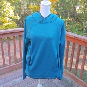 White Sierra teal hoodie